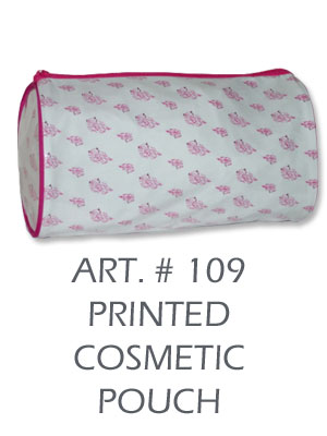 printed cosmetic pouch