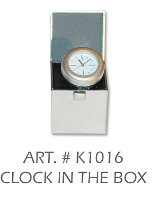 clock in box