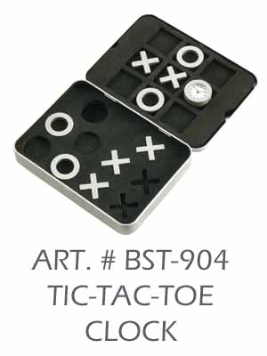 tic tac toe clock